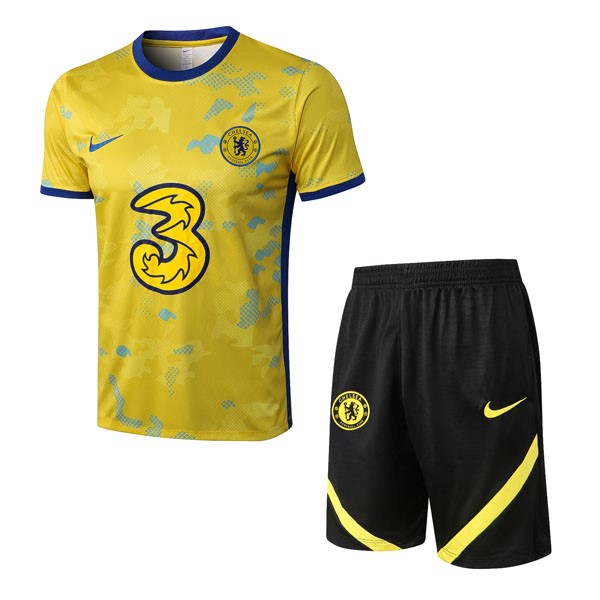 Trainingsshirt Chelsea Komplett-Set 2022-23 Gelb